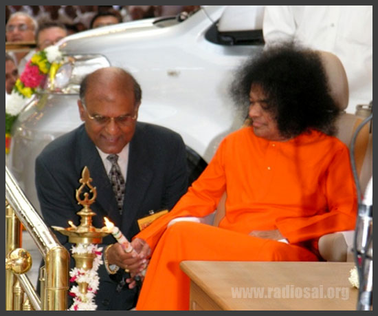 Narendranath Reddy with Swami
